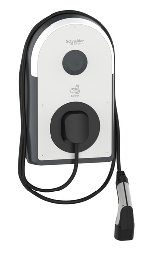 Nabíjacia stanica EVlink pre AC/AC Metal, 11kW, 16A, 3P+N, integrovaný kábel T2, RDC-DD 6mA, RCD Asi 30mA, cievka MNx