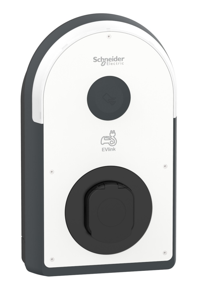 Nabíjacia stanica EVlink pre AC/AC Metal, 22kW, 32A, 3P+N, T2S, RDC-DD 6mA, cievka MNx