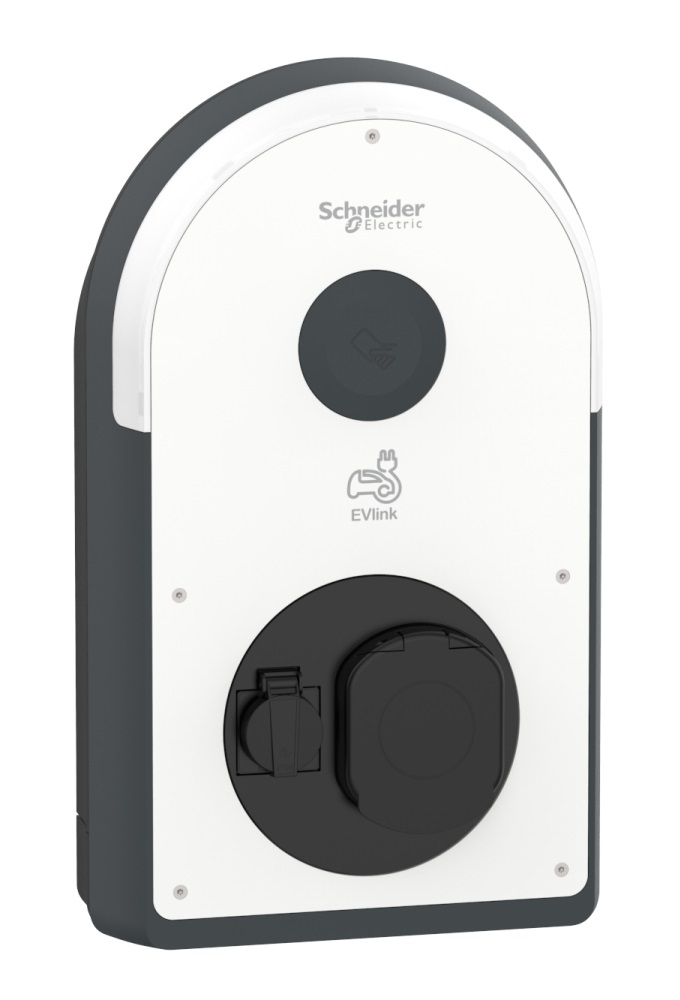 Nabíjacia stanica EVlink pre AC/AC Metal, 22kW, 32A, 3P+N, T2S/TE, RDC-DD 6mA, cievka MNx