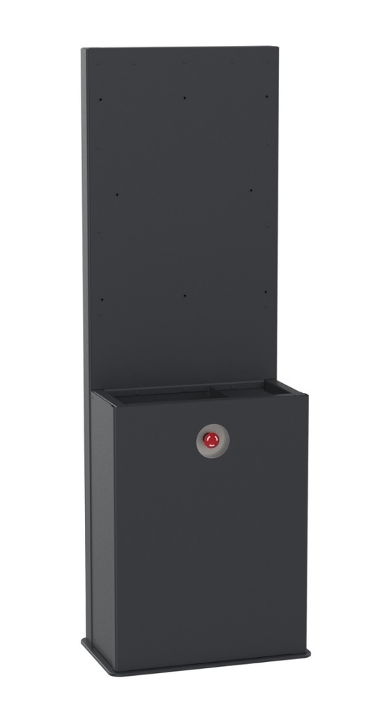 Pedestal, EVlink, for DC charging station 24 kW single connector