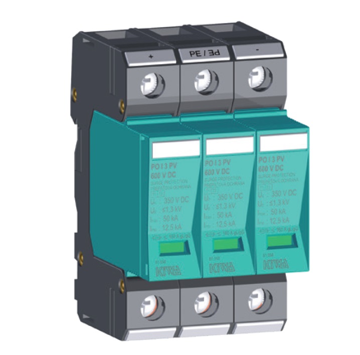 KIWA PO I 3 PV 600V DC/12,5kA
