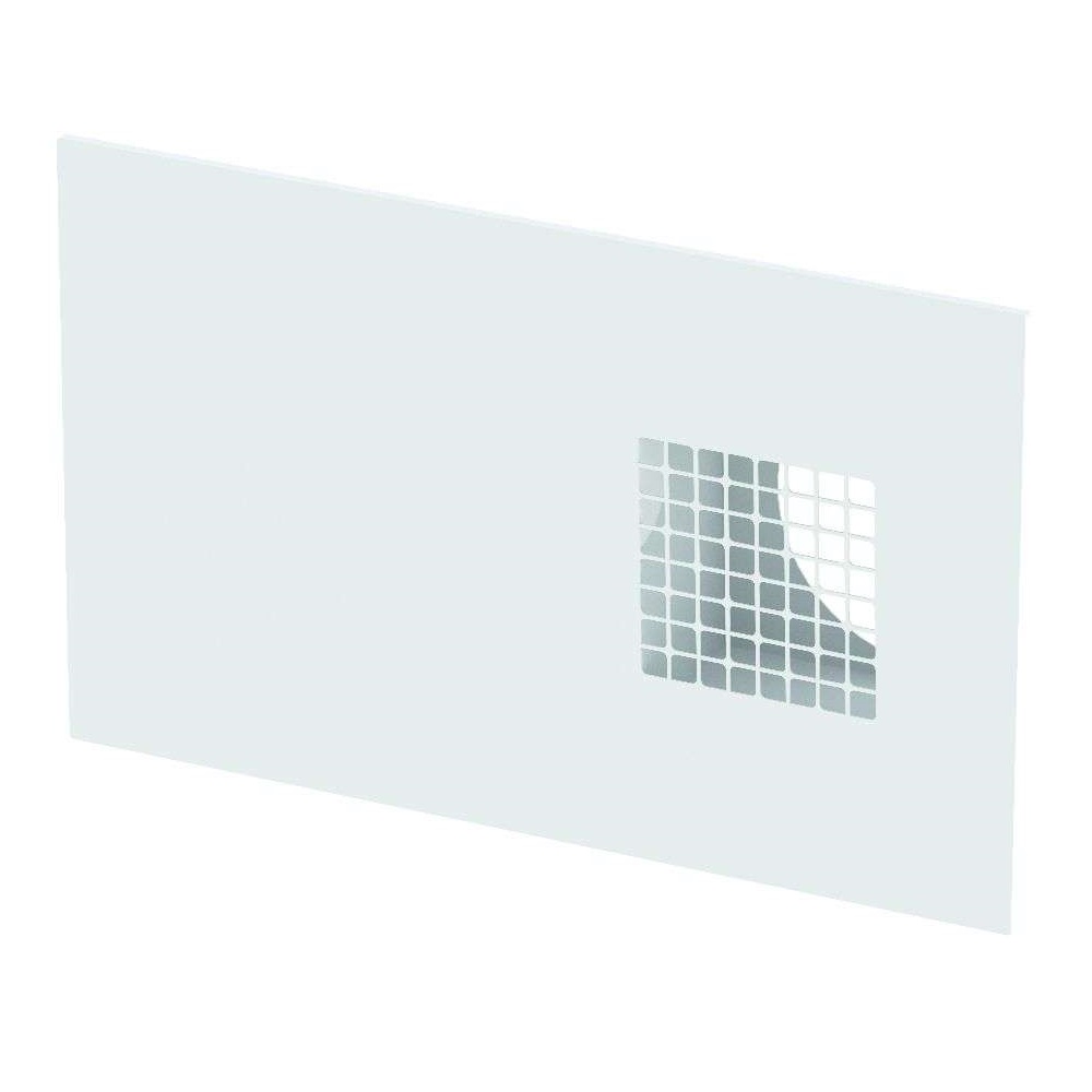 Kombinovaná vonkajšia mriežka, DN 160, ľavá, nerez-biela