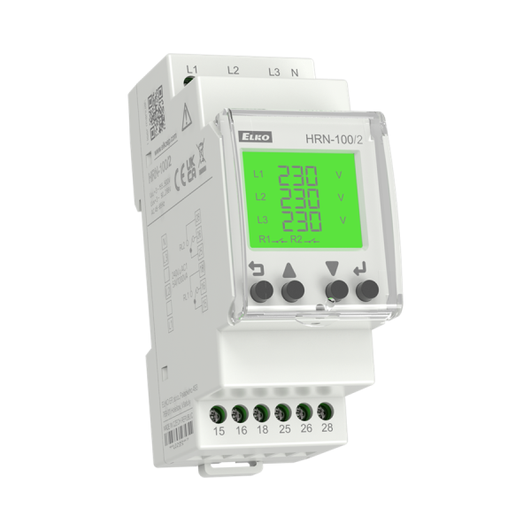 Monitorovacie napäťové relé HRN-100/2, schválené pre FVE