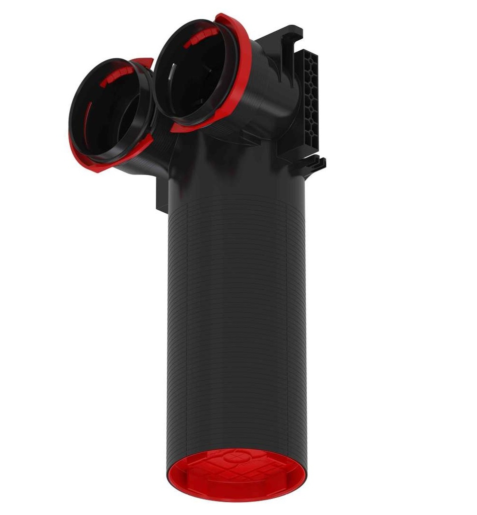 Kryt vývodu vzduchu TVA-P 2x90 hrdlo 300 mm
