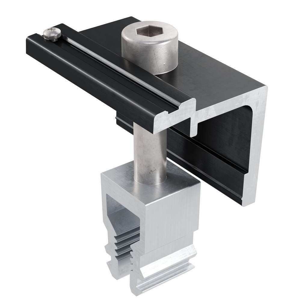 end clamp 30-35 uni ic with pin 50 blck