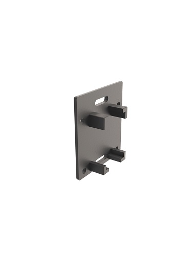 endcap 6/40 grey