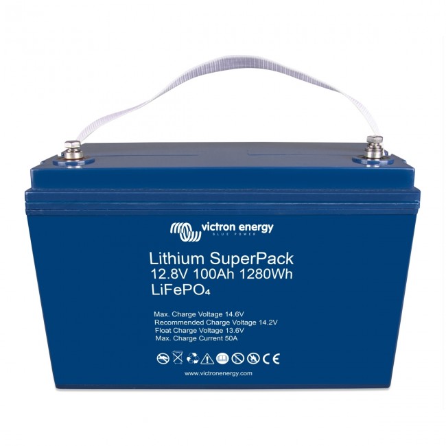 Lithium SuperPack 12,8V/100Ah (M8) High Current