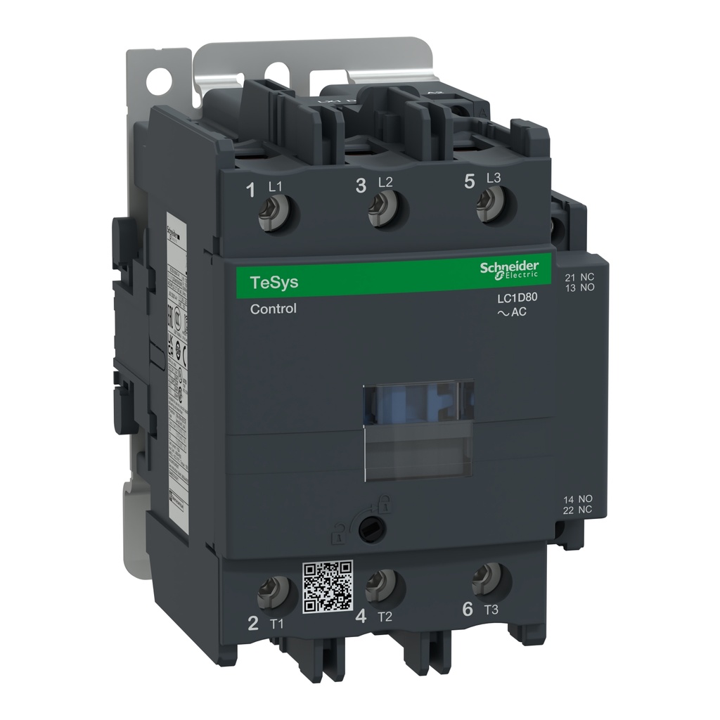 Contactor, TeSys Deca, 3P(3NO), AC-3/AC-3e, <=440V, 80A, 240V AC 50Hz coil