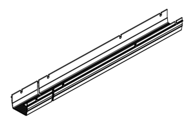 [600-0372] Base profile 10° south; L=1408mm