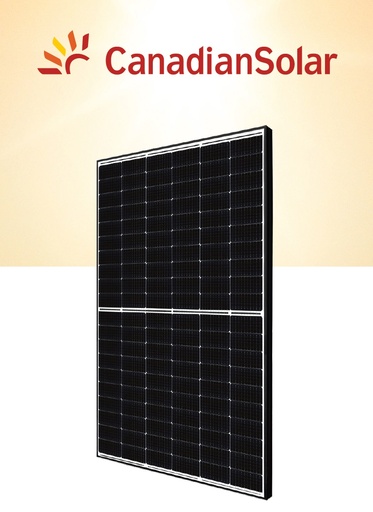 [M/6L-MS/BW/I4/F45/1250/T6/455] CSI Solar Co., Ltd. HiKu6 PERC CS6L- 455MS Black Frame