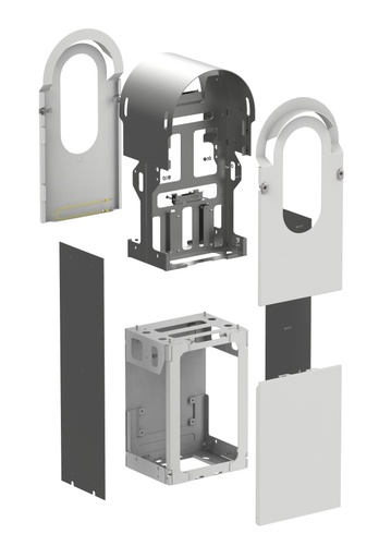 [EVA1RFKS2] EVlink Pro AC Metal, pre 2 samostatne stojace nabíjacie stanice