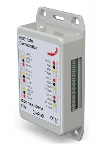 [655010270] ComfoSplitter - Rozšiřující modul 5x ComfoNet, pro připojení dalších zařízení kompatibilních s ComfoNet