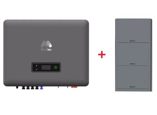 [MIDH10KT-MIDHV10] MidTeQ SET MID-H10K-T Inverter (10kW)+MID-HV10 Battery (10kWh)