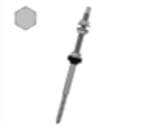 [800410] hanger bolt M12 x 250