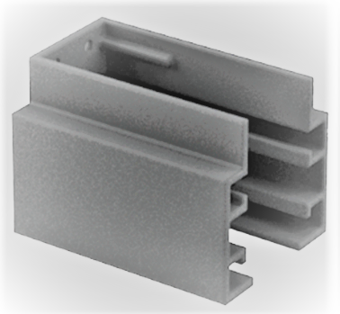[814-0681] End cap long f. BR 5/41 grey