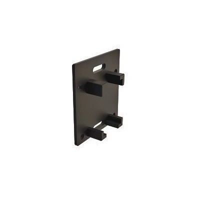 [814-0432] endcap 6/40 black