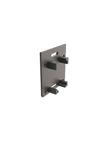 [814-0426] endcap 6/40 grey