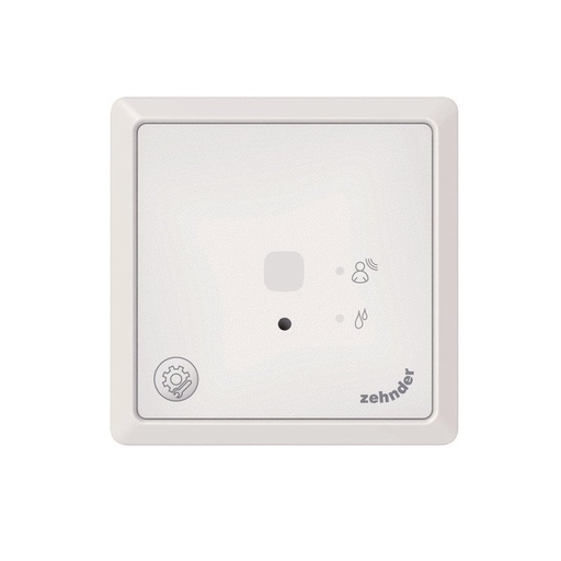 [655000855] Čidlo CO2 V67, instalace na omítku, vč. krabičky na omítku, vč. vnějšího ráměčku