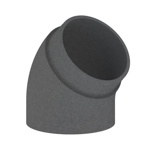 [990328691] ComfoPipe Compact 125 koleno 45°